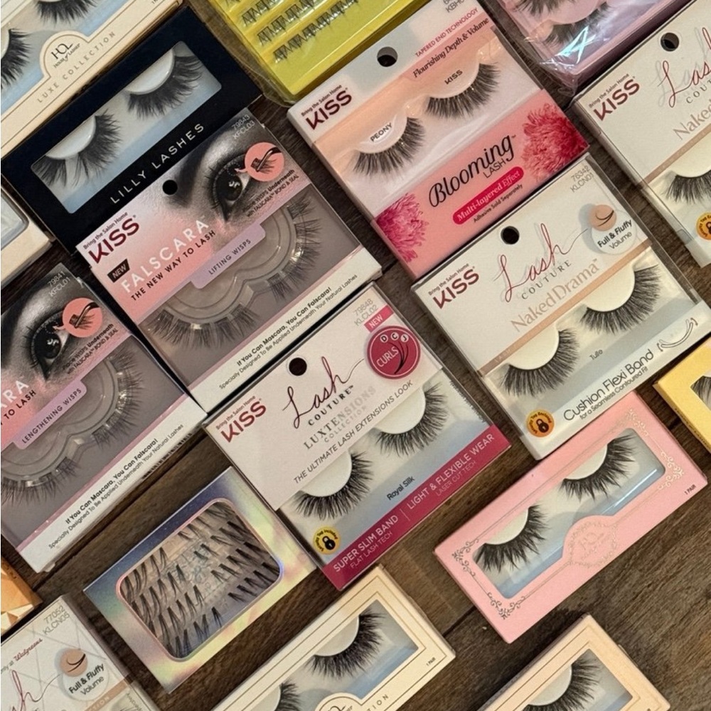 Kiss and Ardell & more false eyelash bulk